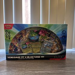 Pokémon TCG Venusaur Ex & Blastoise Ex Premium Collection SEALED Brand New