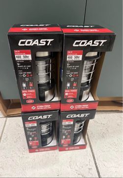 COAST — 4  LanternS - EAL18 Portable 460 Lumens 50 Hour Max Run Time