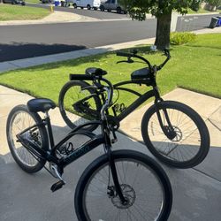 Electric bikes - His and Hers Electra Cruiser Go! 