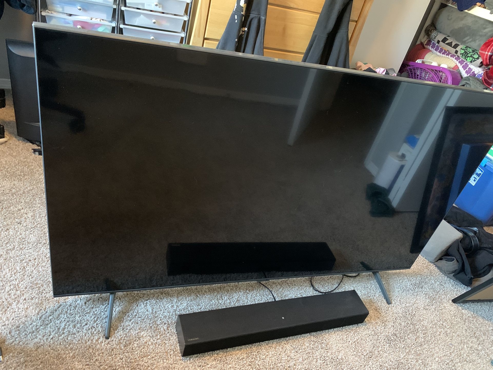 58” Samsung TV + Soundbar