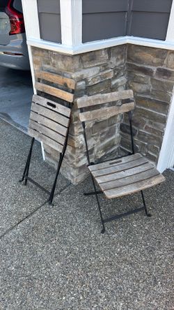Wood metal outdoor fold chairs free