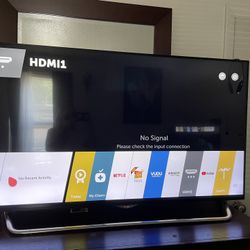 55 In Flat Screen LG Tv