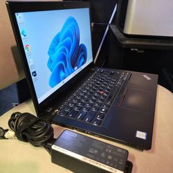 LenovoThinkPad, 14-inch. TouchScreen Laptop. Windows 11, i7, 256 GB, - $225