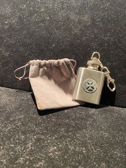 Maltese Cross / Iron Cross Flask With Clip
