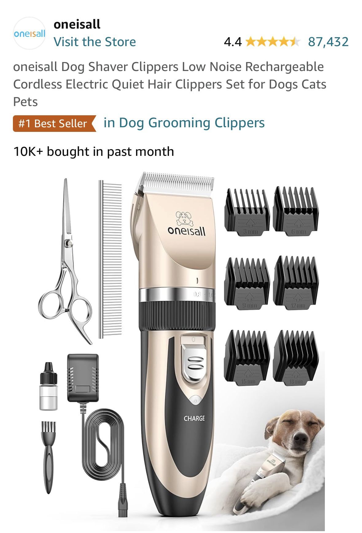 Hair Clipper Set For Pets 