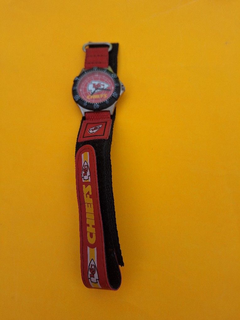 Vintage 1999 Sport Kansas City Chiefs Team Adjustable Watch-$15.00