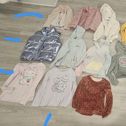 Lot Girls 7-8 winter clothes jacket good condition