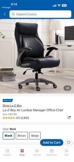 La-Z-Boy Air Lumbar Manager Office