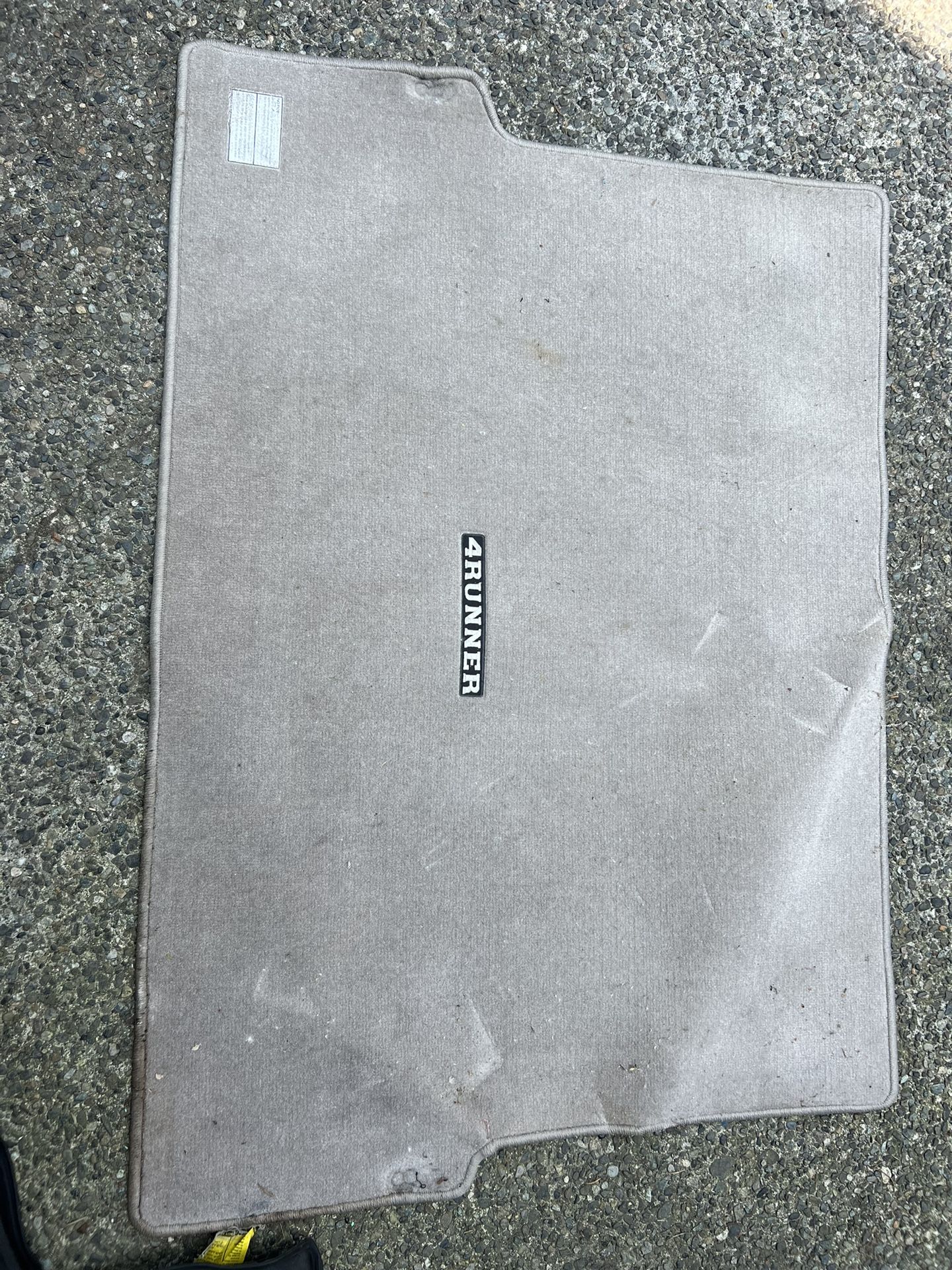 Grey 3rd gen 4 Runner Cargo Carpet