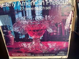 Vintage punch set