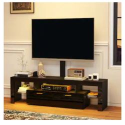 TV Stand With Mount And Lights