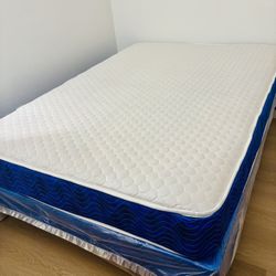 Full Mattress Set, Brand New Mattress + Box spring + Foundation 