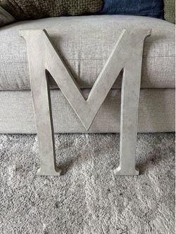 M Wall decor
