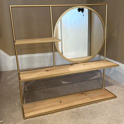 3 Tier Shelf And Mirror 