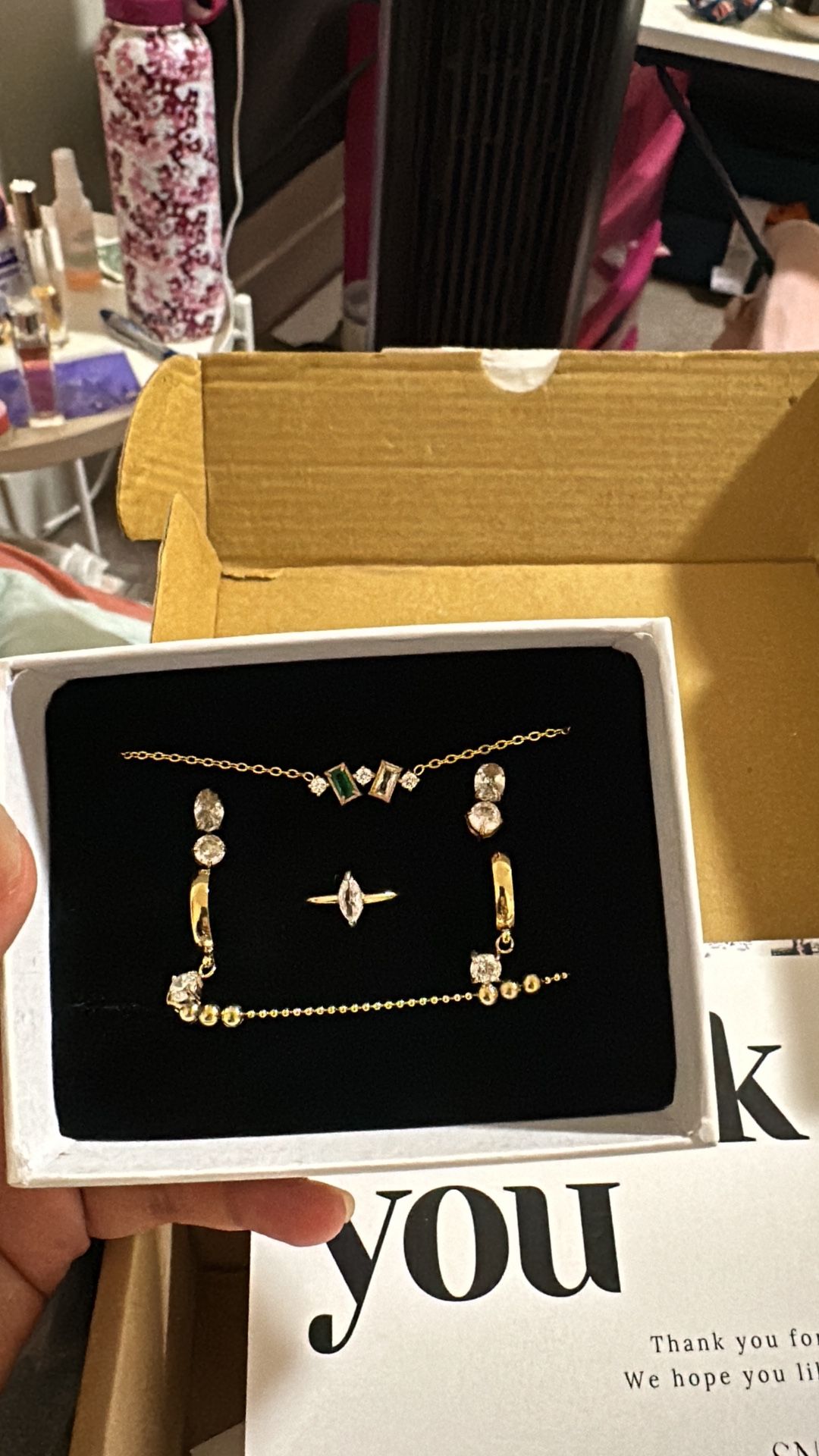 Stainless Steel Water Proof Jewellery Set