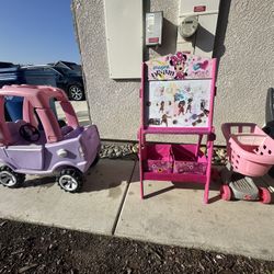 Little Tikea Car, Minnie Board, Toy Cart