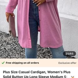 5xl Cardigan  Easter Pink