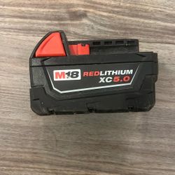 Milwaukee M18 5.0 Battery