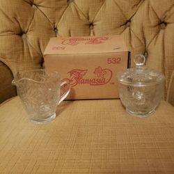 Vintage Princess House Fantasia, Sugar & Creamer