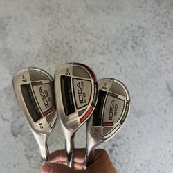 Left Handed Adams Idea 3,4, &5 Hybrids