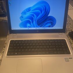 HP Probook 15.6" 450 G4 i5 processor  8gb 128gb Windows 11 - Works Great -  Very Nice Comes with charger
