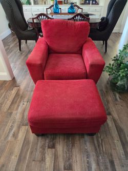 Chair & Ottoman-$110 OBO