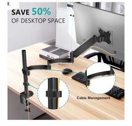 Extra Long Monitor arm  for up to 32” screen