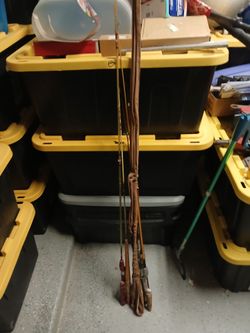 6 vintage poles 80$