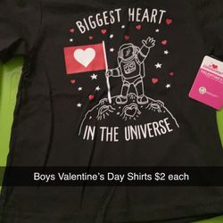 Baby/Toddler Boys Valentine’s Day shirts 