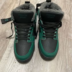 2025 Men's Thick Sole High & Low Top Casual Sneakers, Thermal Lined , Skateboard Shoes, Sports Shoes, All Season