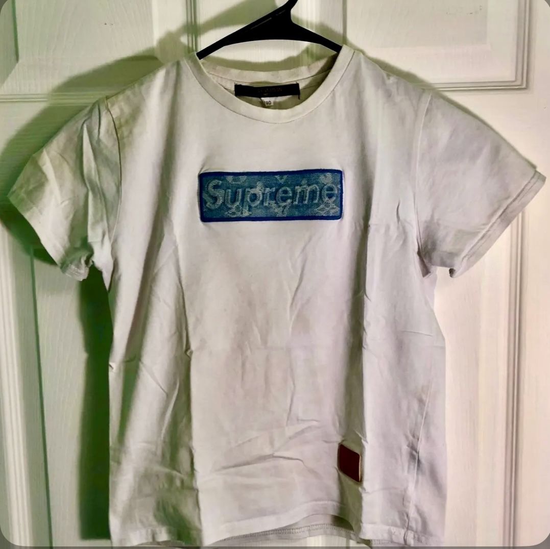 Vintage Supreme X Louis Vuitton Box Logo Tee Size XS