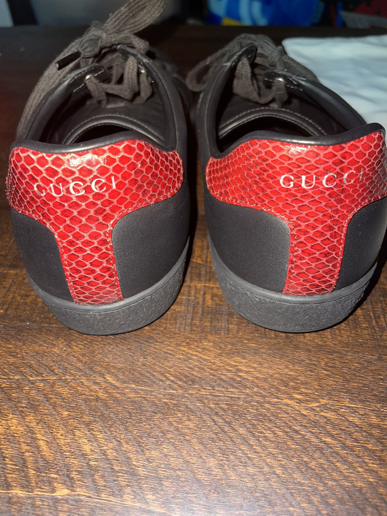 Black Gucci Sneakers 10.5 Men’s 