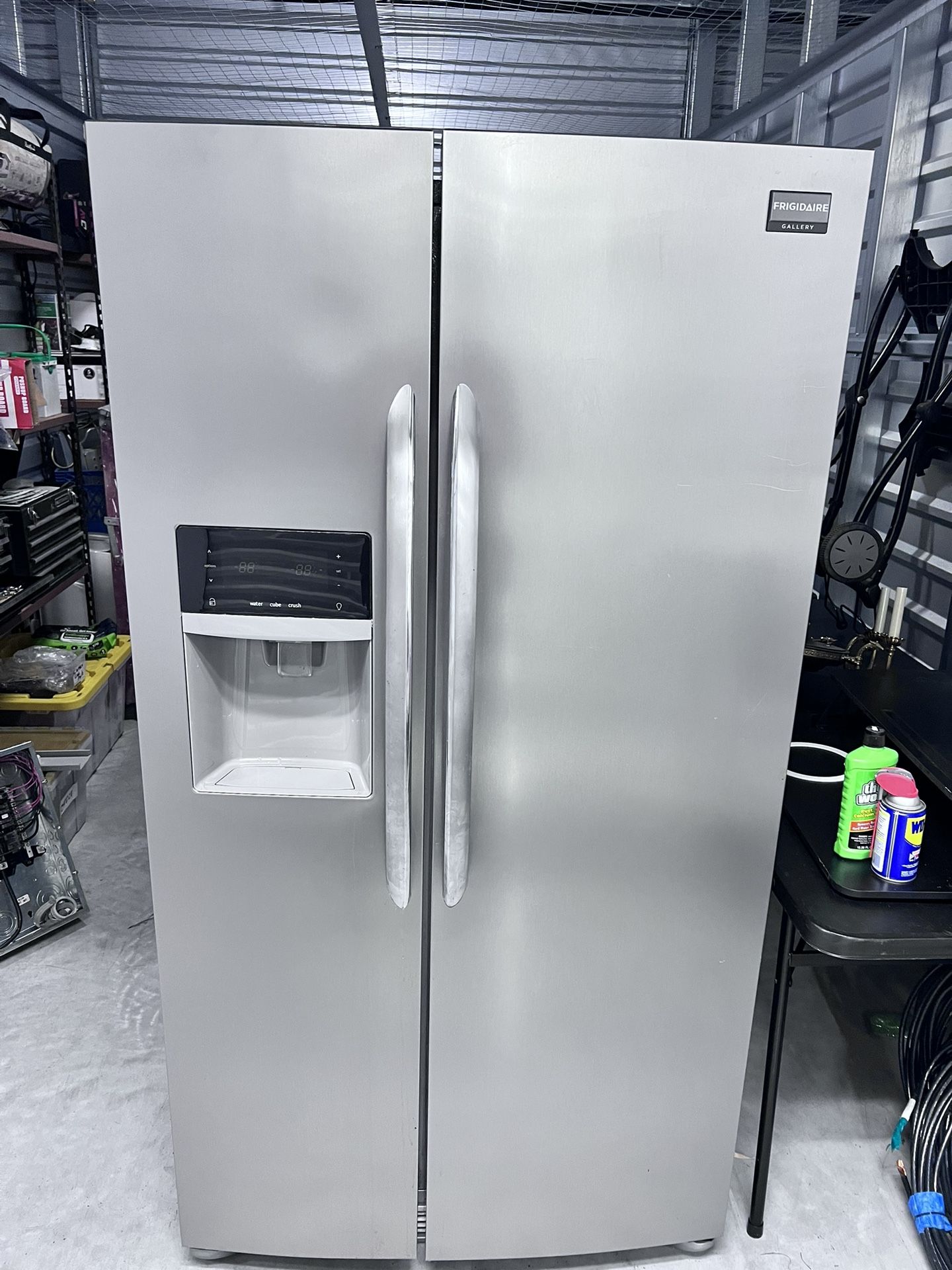Frigidaire gallery two sided refrigerator freezer