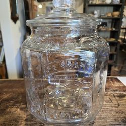 vintage Planters Pennant Salted Peanuts glass jar
