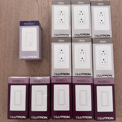 LUTRON Switches and Outlets - New