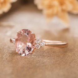 Pink Topsoil And Cz 14k Plated 