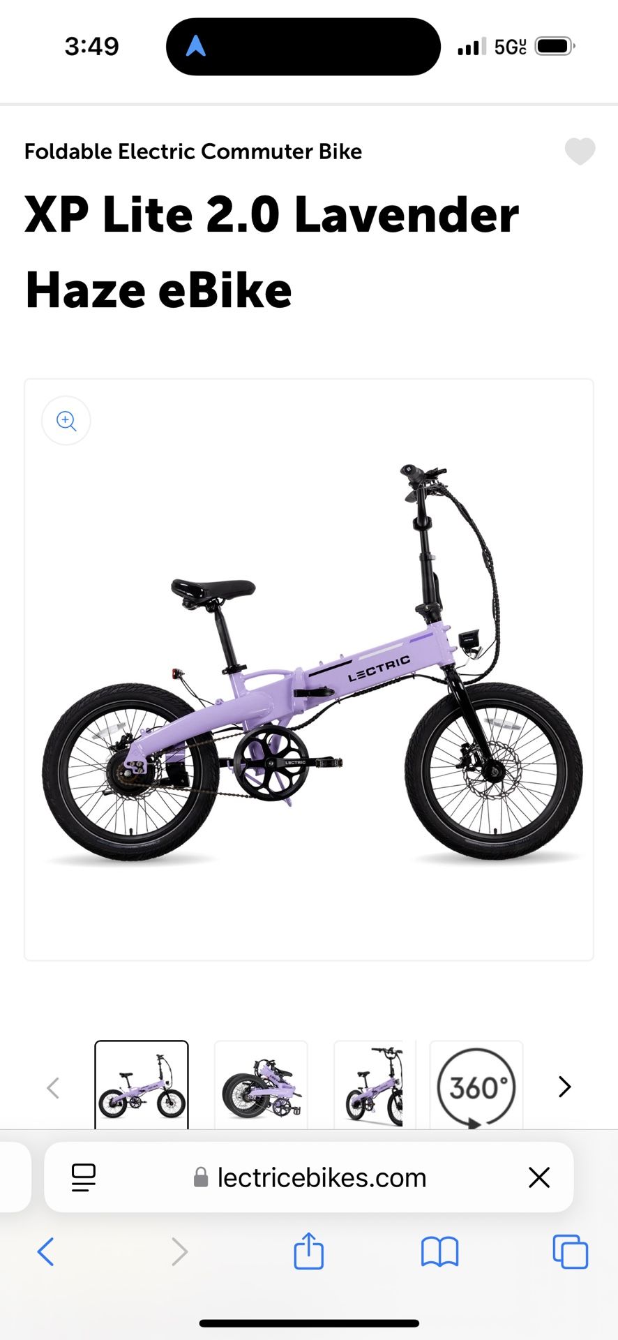 Purple E-bike