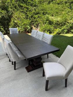 Erma 9 Piece Dining Table Set