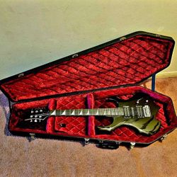 Glary Burning Flame Beginners Electric Guitar