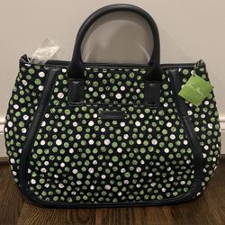 NWT!! Beautiful 'Vera Bradley' Trapeze Tote Lucky Dots!