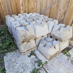 Concrete Block Deck Footers X21