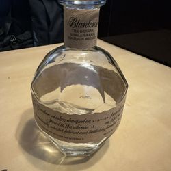 Blanton’s Whiskey Bottle Empty