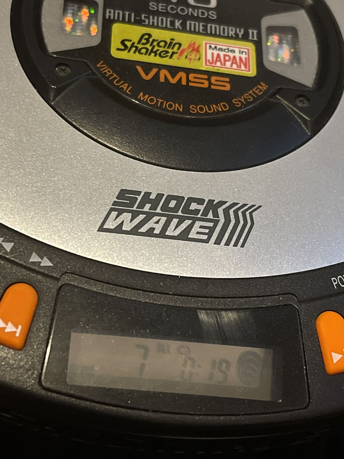 Vintage Panasonic Portable Shock Wave CD Player SL-SW515 Works Perfect