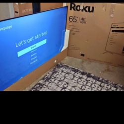 New 65 Roku 4k Smart Tv …$250.00!!