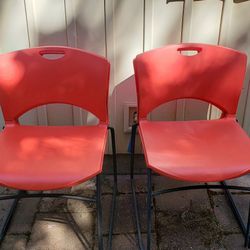 4-Stackable Office Guest Chairs $70 OBO