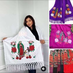 Rebozos , Virgen de Guadalupe - Virgin de Guadalupe Shawls