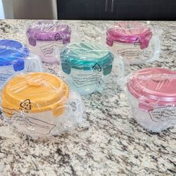 Locknlock set of 6 vented bowls with gift boxes