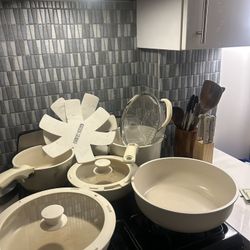 Kitchen Bundle: Stackable Cookware + Knife Block & Tools