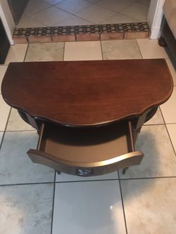 Wooden wall table/desk