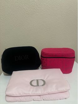 Dior makeup bag